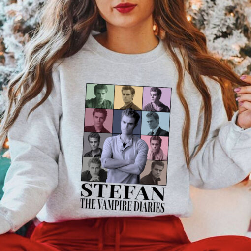 Stefan Salvatore Shirt, The Vampire Diaries T-Shirt Sweatshirt Hoodie