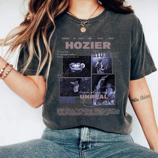 Unreal Unearth Hozier Tour 2023 Shirt, No Grave Can Hold My Body Down, Hozier Sweatshirt
