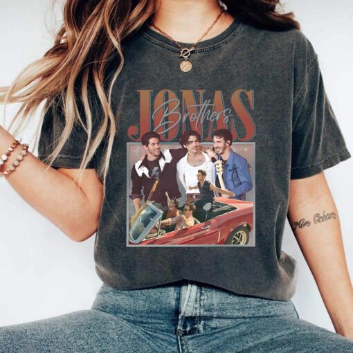 Jonas Brothers Bootleg Shirt, Jonas Five Albums One Night Tour Sweatshirt
