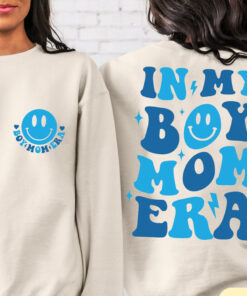 Boy Mom Era Sweatshirt, In My Boy Mom Era Sweatshirt, Gender Reveal Shirt