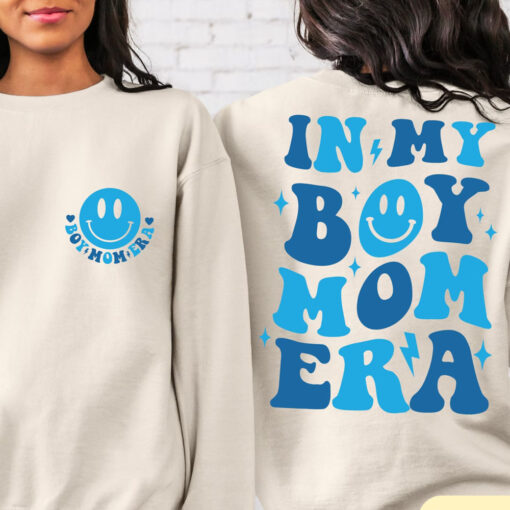 Boy Mom Era Sweatshirt, In My Boy Mom Era Sweatshirt, Gender Reveal Shirt