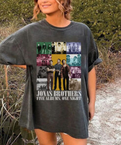 Jonas Brothers Shirt, Jonas Five Albums One Night Tour Sweatshirt