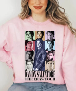 The Vampire Diaries T-Shirt Sweatshirt Hoodie, Damon Salvatore Shirt