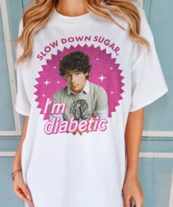 Nick Jonas Shirt, Slow Down Sugar Im Diabetic Jonas Brothers Tshirt, Nick Jonas Vintage Shirt