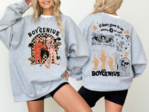 Boygenius Indie Rock Music 2 SIDED Shirt, Boygenius Band Tour Sweatshirt