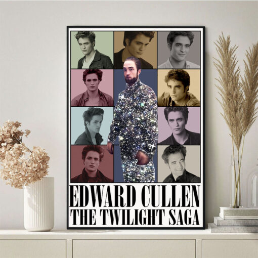 Edward Cullen Poster Canvas, The Twilight Saga Poster
