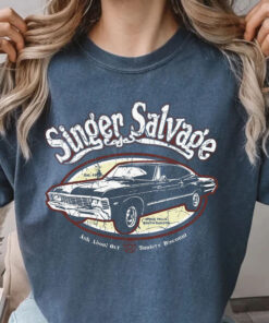 Supernatural Impala Singer Salvage  T-Shirt