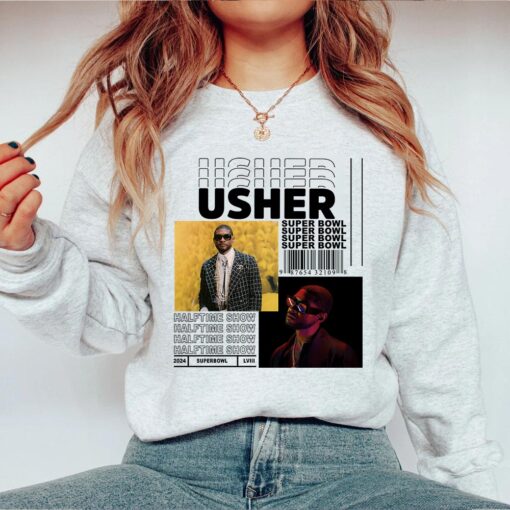 Usher Shirt, Usher Superbowl 2024 Sweatshirt Hoodie