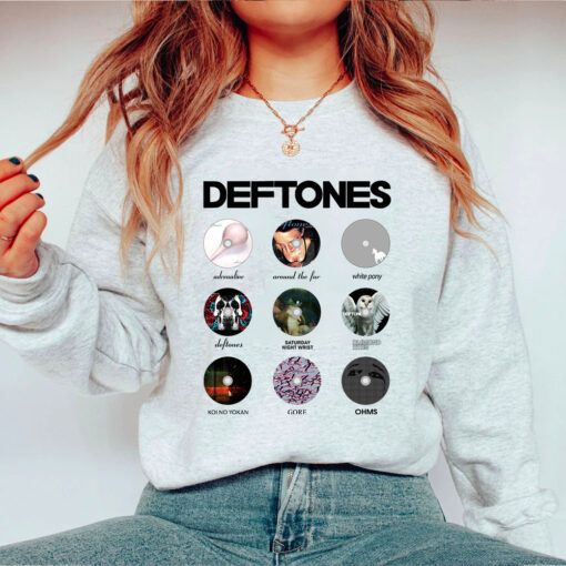 Deftones Band T-Shirt Sweatshirt Hoodie, Fan Gift