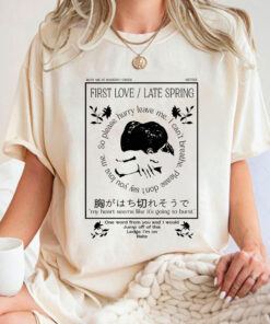 Mitski First Love Last Spring Shirt Sweatshirt Hoodie, Fan Gift