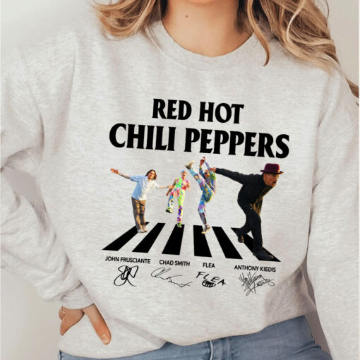 Red Hot Chili Peppers Shirt, RHCP Abbey Road Shirt Sweatshirt