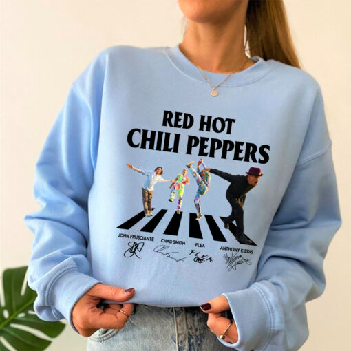 Red Hot Chili Peppers Shirt, RHCP Abbey Road Shirt Sweatshirt