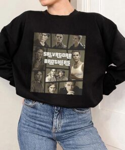 Salvatore Brothers Retro Shirt, The Vampire Diaries T-Shirt Sweatshirt Hoodie