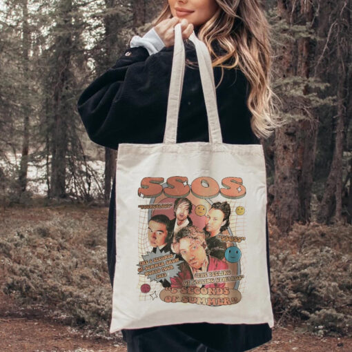 5 Seconds Of Summer Canvas Tote Bag