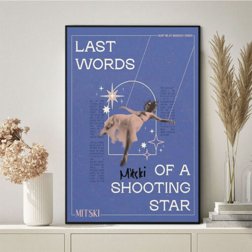 Mitski Last Words of a Shooting Star Poster Canvas