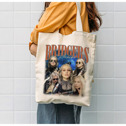 Phoebe Bridgers Canvas Tote Bag, Phoebe Bootleg bag