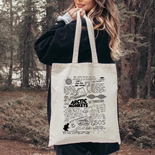Arctic Monkey Canvas Tote Bag