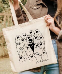 Phoebe Bridgers Canvas Tote Bag, Phoebe Ghost Bag