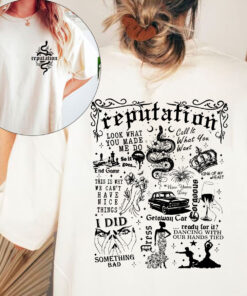 Taylor Reputation 2 Sided Shirt