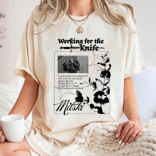 Mitski Working for the knife Shirt Sweatshirt Hoodie, Fan Gift