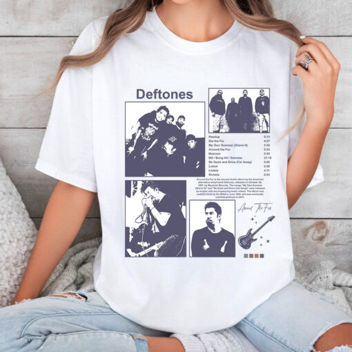 Deftones Around The Fur album Vintage T-Shirt Sweatshirt Hoodie, Fan Gift