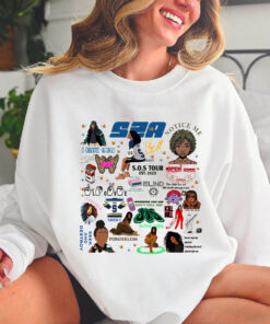 SZA SOS tracklist Shirt Sweatshirt