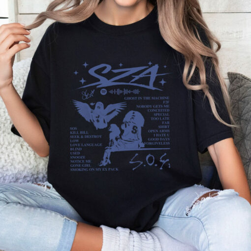 SZA SOS Tracklist Shirt Sweatshirt