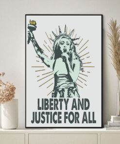 Chappell Roan Liberty and Justice For All Poster Canvas, Fan Gift