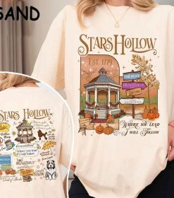 [2 SIDED] Gilmore Girls Stars Hollow Iconic Quotes Shirt