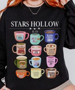 Gilmore Girls Stars Hollow Coffee Cups Sweatshirt Hoodie