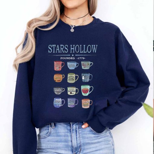 Gilmore Girls Stars Hollow Coffee Cups Sweatshirt