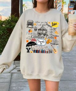 Gilmore Girls Tracklist Stars Hollow Cups Sweatshirt