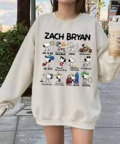 Zach Bryan Snoopy Album Shirt Sweatshirt Hoodie