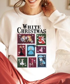 Vintage White Christmas 1954 Stamps TShirt Sweatshirt Hoodie