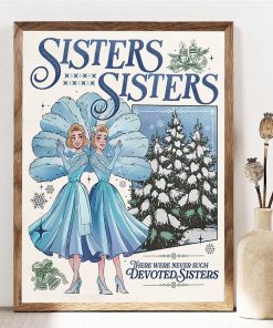 White Christmas Sisters Sisters Poster Canvas