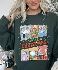 Vintage White Christmas Movie Sweatshirt – Christmas Movie Tshirt – I’m Dreaming of a White Xmas Sweater Hoodie Cotton Crewneck