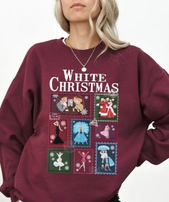 Vintage White Christmas 1954 Stamps TShirt Sweatshirt Hoodie