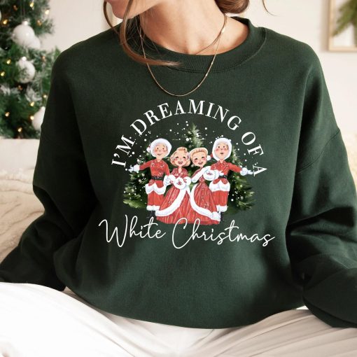 I’m Dreaming of a White Christmas Sweatshirt Hoodie Cotton Crewneck T-shirt