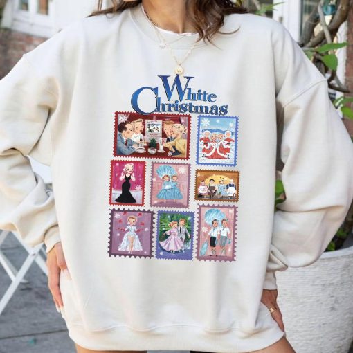 Sisters Sisters White Christmas Stamps TShirt – Sweatshirt Hoodie