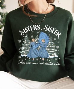 Vintage White Christmas Movie Sweatshirt – Haynes Sisters Tee – White Christmas Movie 1954 Tshirt Hoodie Cotton Crewneck Sweaters