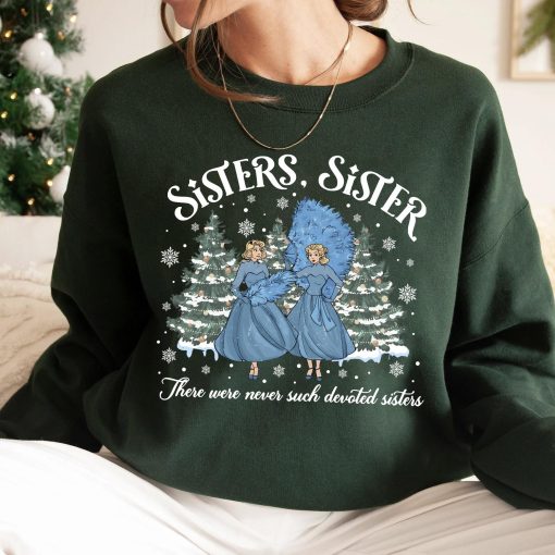 Vintage White Christmas Movie Sweatshirt – Haynes Sisters Tee – White Christmas Movie 1954 Tshirt Hoodie Cotton Crewneck Sweaters