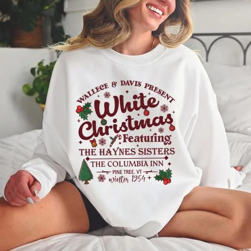 Haynes Sisters Crewneck, Christmas White Movie 1954 Shirt, A White Christmas Sweatshirt,  Tee