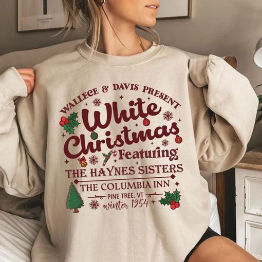 Haynes Sisters Crewneck, Christmas White Movie 1954 Shirt, A White Christmas Sweatshirt,  Tee