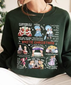 Vintage White Christmas Movie Quotes Crewneck Sweatshirt Hoodie T-shirt