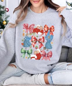 White Christmas Coquette Bows Sweatshirt 2024