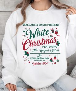 Wallace And Davis Sweater, Haynes Sisters Crewneck ,Christmas White Movie 1954 Sweatshirt