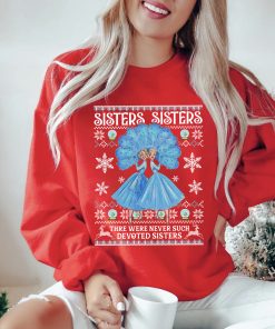 Vintage White Christmas Movie Sweatshirt – Christmas Movie Tshirt – Sisters sisters There were never such devoted sisters Xmas Sweater Hoodie Cotton Crewneck