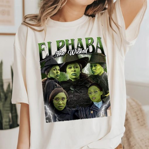 Elphaba Wicked Bootleg Sweatshirt, Wicked Halloween Shirt, Glinda & Elphaba The Wicked Sweatshirt Hoodie