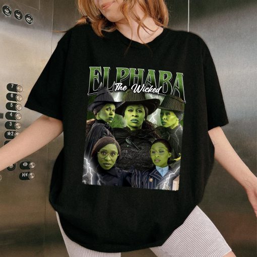 Elphaba Wicked Bootleg Sweatshirt, Wicked Halloween Shirt, Glinda & Elphaba The Wicked Sweatshirt Hoodie