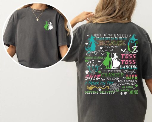 Witch Pink and Green Sweatshirt, Wizard Of Oz shirt, Wicked A New Musical Sweatshirt, Changed For Good Shirt, Wicked Defy Gravity (Copy)